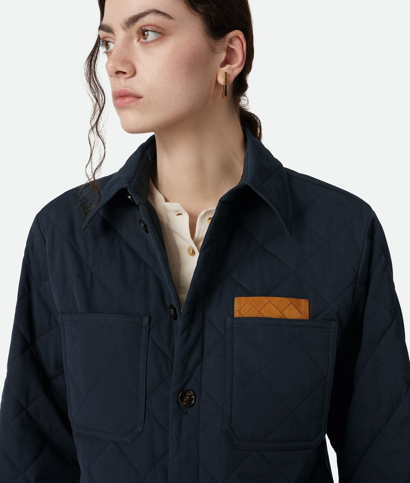 Quilted Cotton Overshirt - 4