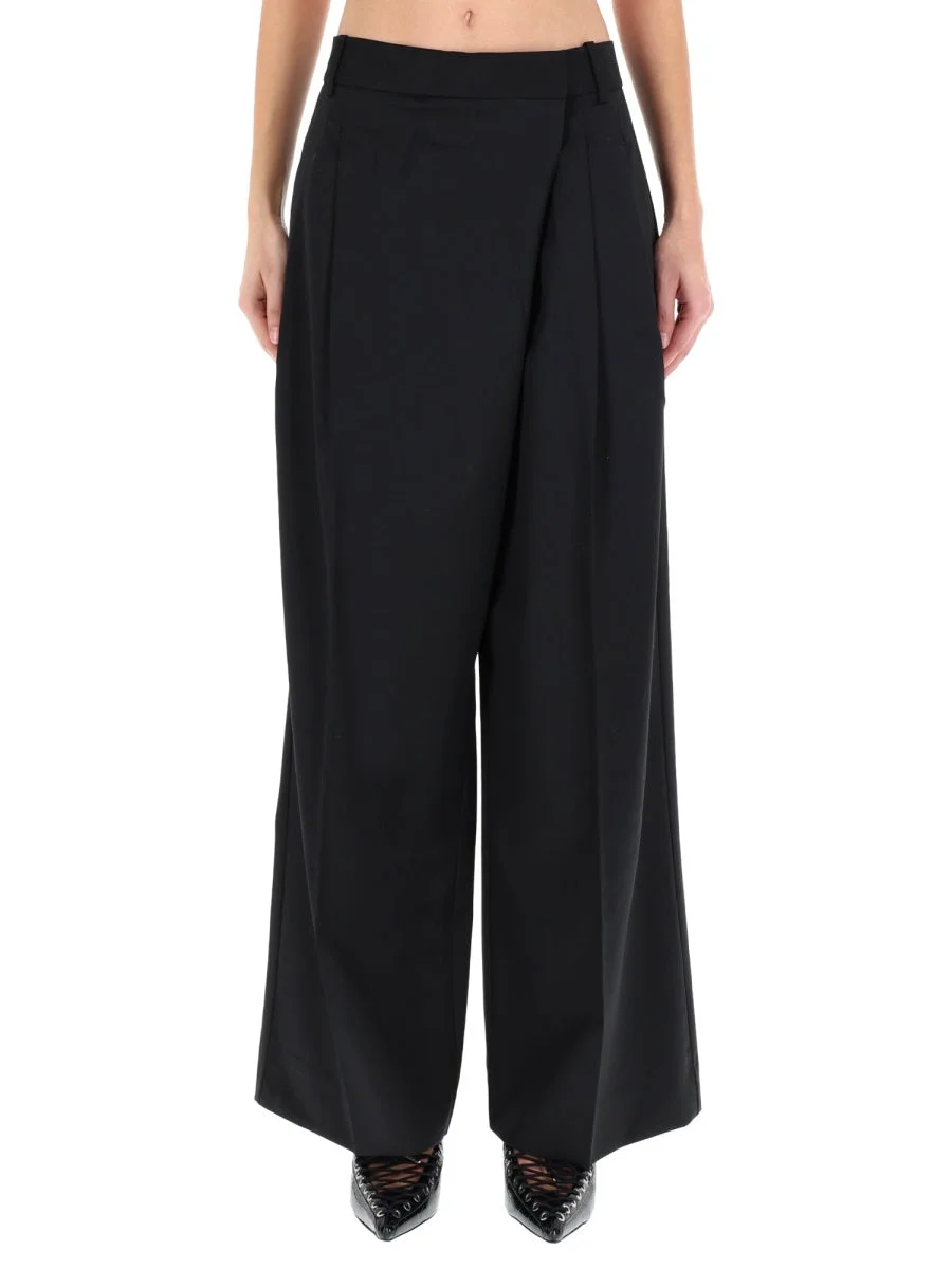 Ganni Women "Cross-Over" Pants - 1