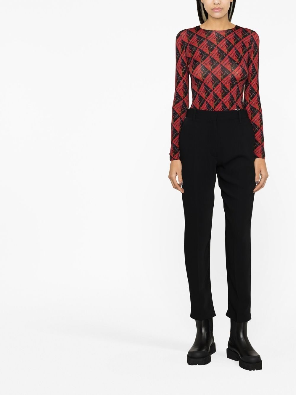high-waisted trousers - 2