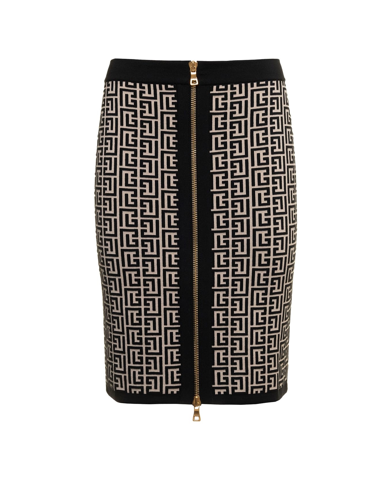 【関税＆送料込み】Balmain Woman'S Monogram Wool Pencil Ski 関税＆送料込み】Balmain Woman'S Monogram Wool Pencil Ski