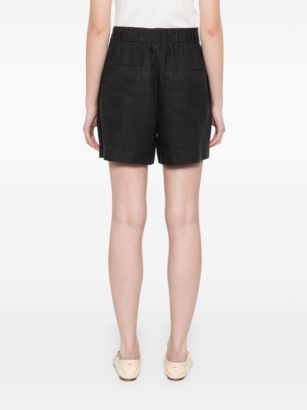 elasticated-waist shorts - 4