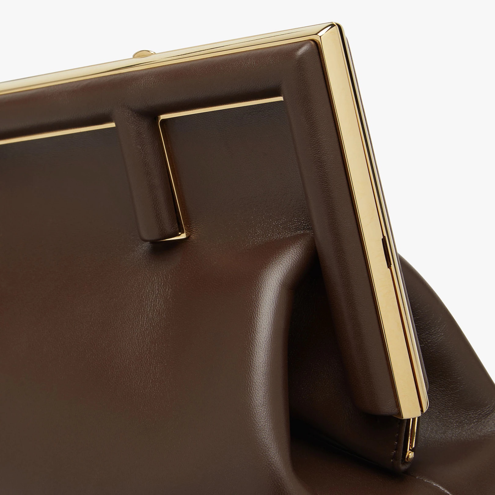 Dark brown leather bag - 5