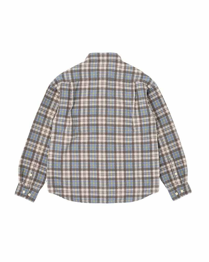 PIONEER KHADI CHECK L/S BLUE - 2