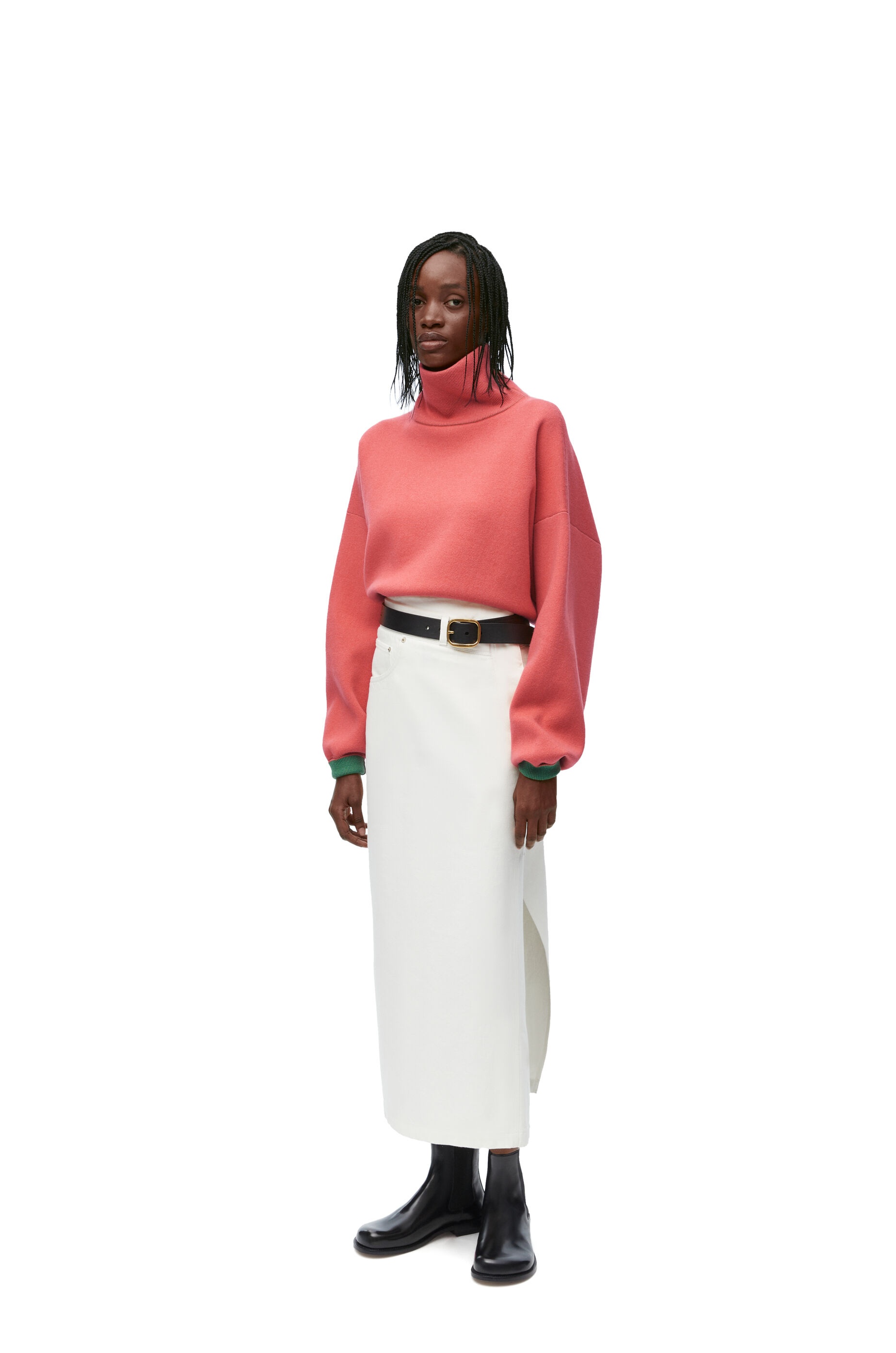 High neck sweater in cashmere - 2