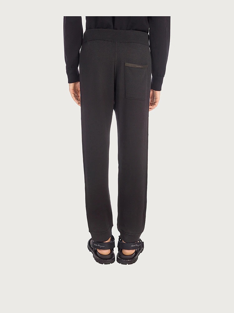SPORTY TROUSERS WITH NUBUCK DETAILS - 4