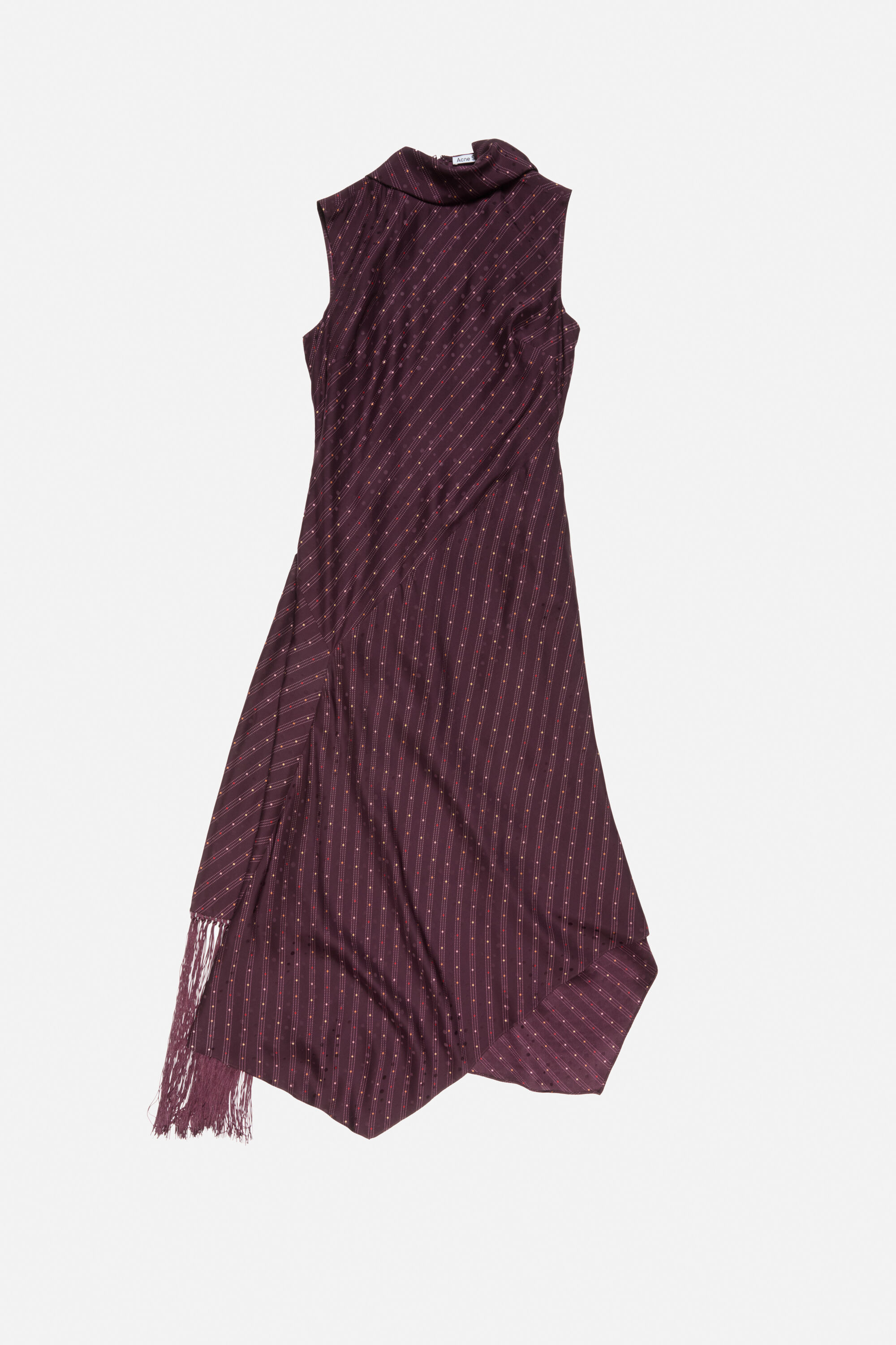 Silk tunic dress - Burgundy - 6