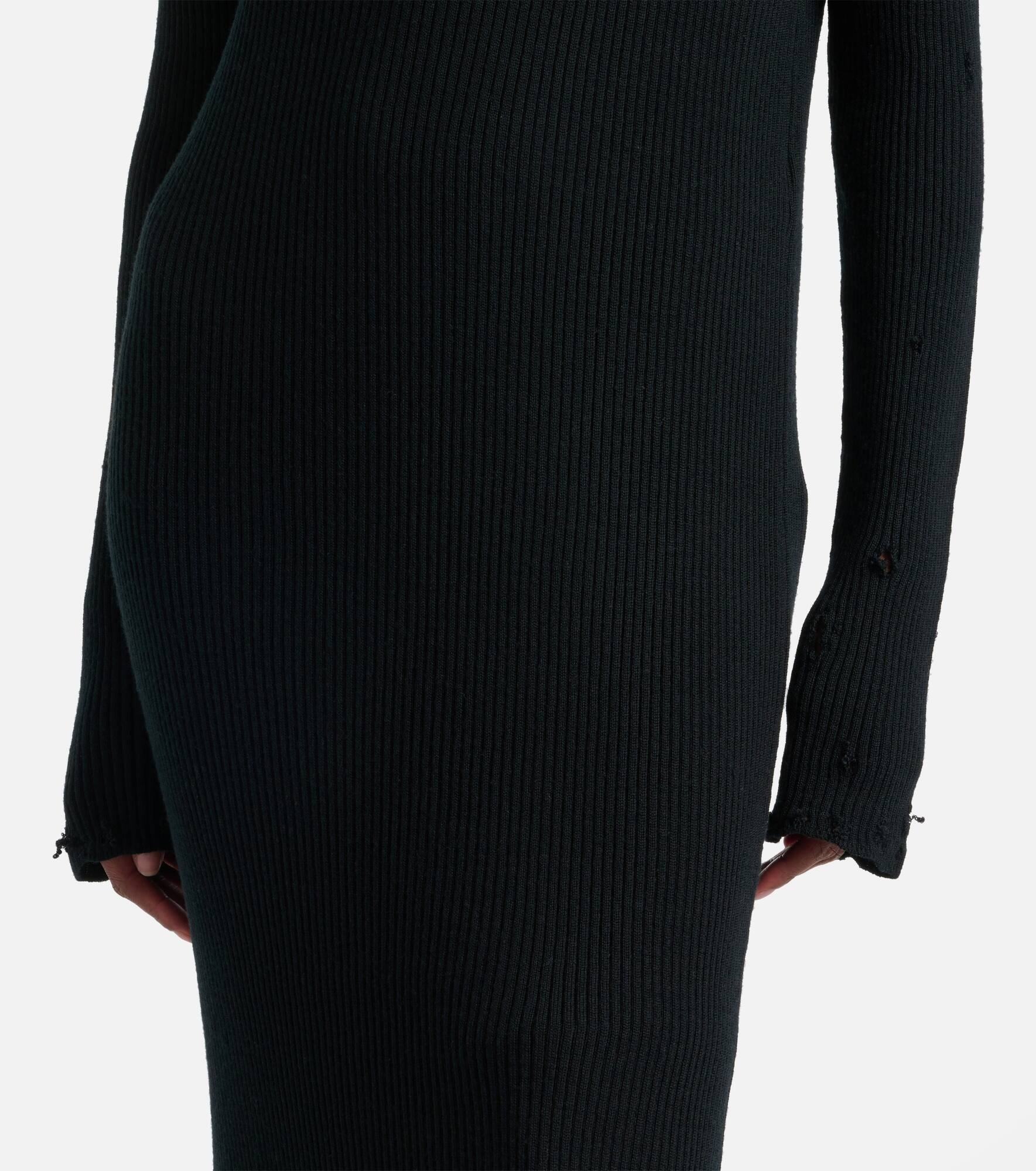 Wool-blend midi dress - 5