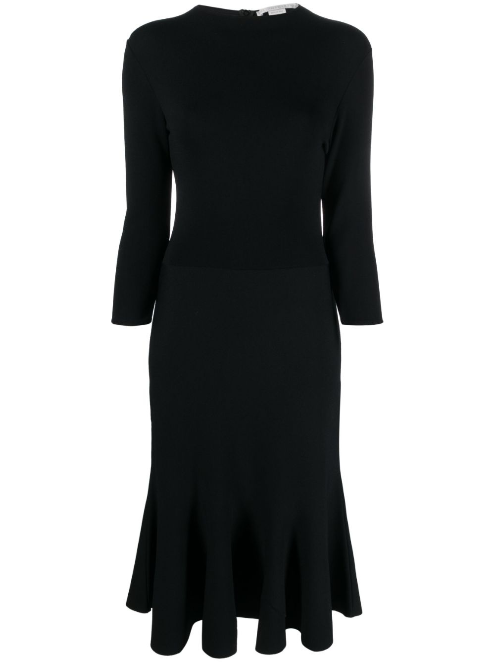 knitted midi flared dress - 1