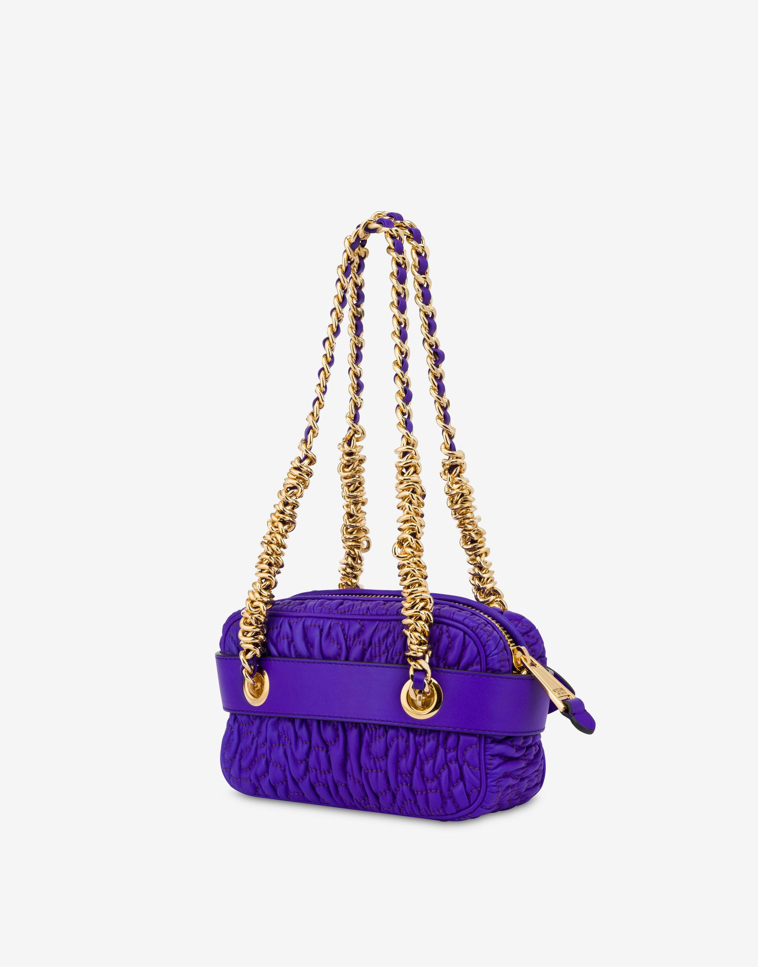 DESTROYED CHAIN QUILTED HANDBAG - 2