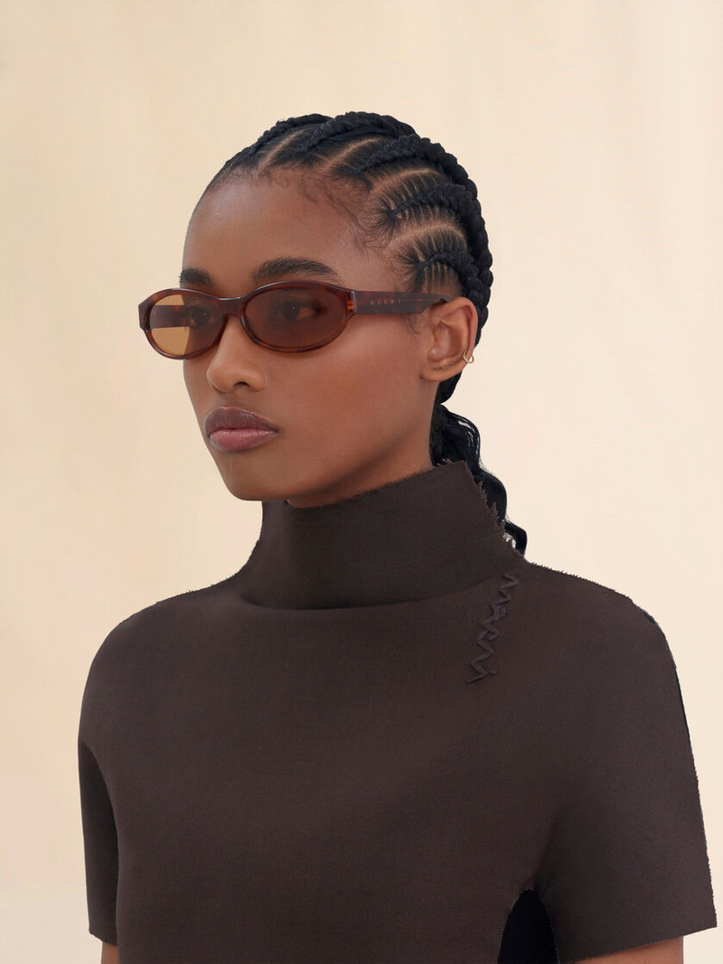 Marni HAVANA OZOUND SUNGLASSES outlook