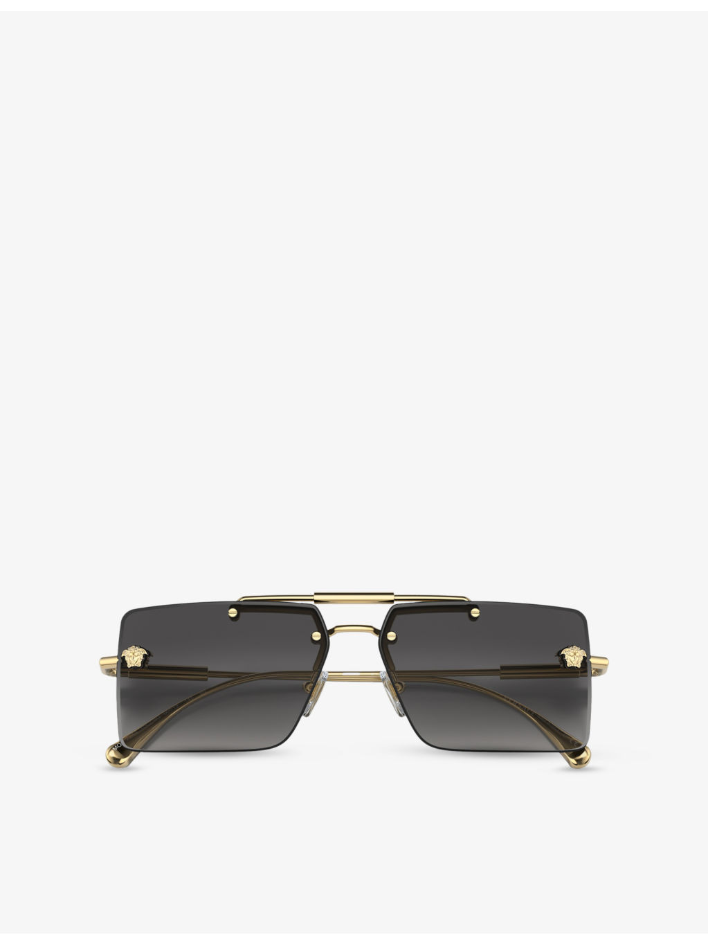 VE2245 Rectangular-Frame Metal Sunglasses - 5