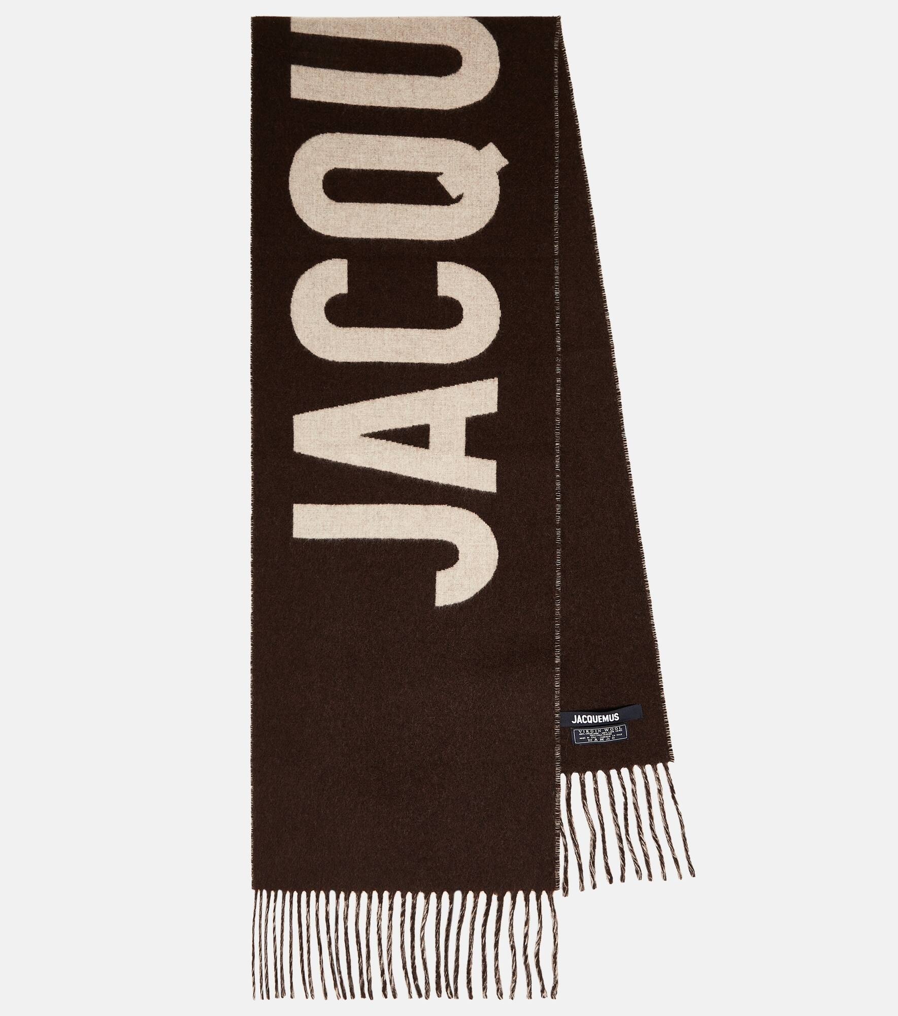 Écharpe logo virgin wool scarf - 1