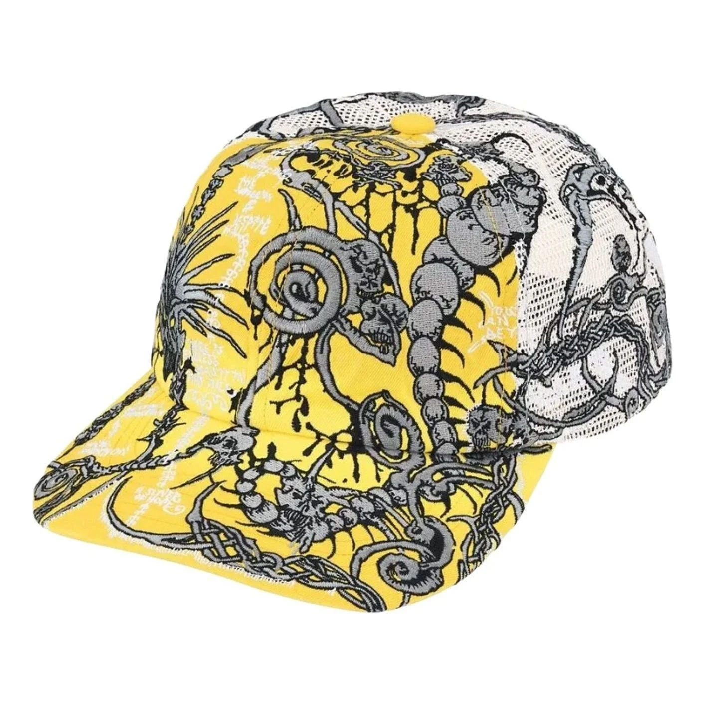 Supreme SS26 Wombat Embroidered Mesh Back 6-Panel 'Yellow' SUP-SS26-1057-YLW - 1