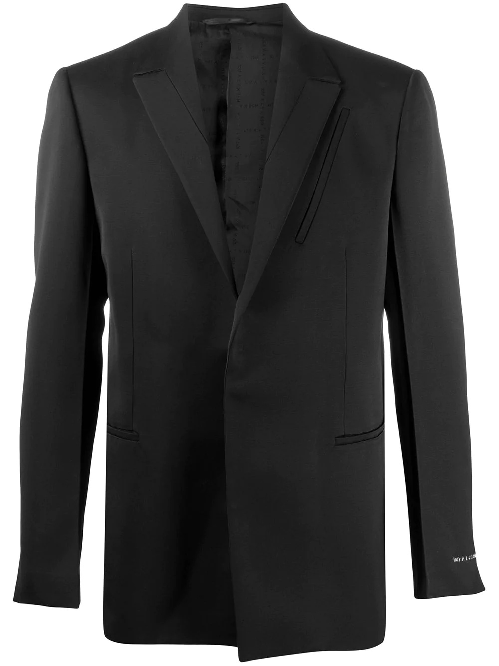 single-breasted tailored blazer - 1