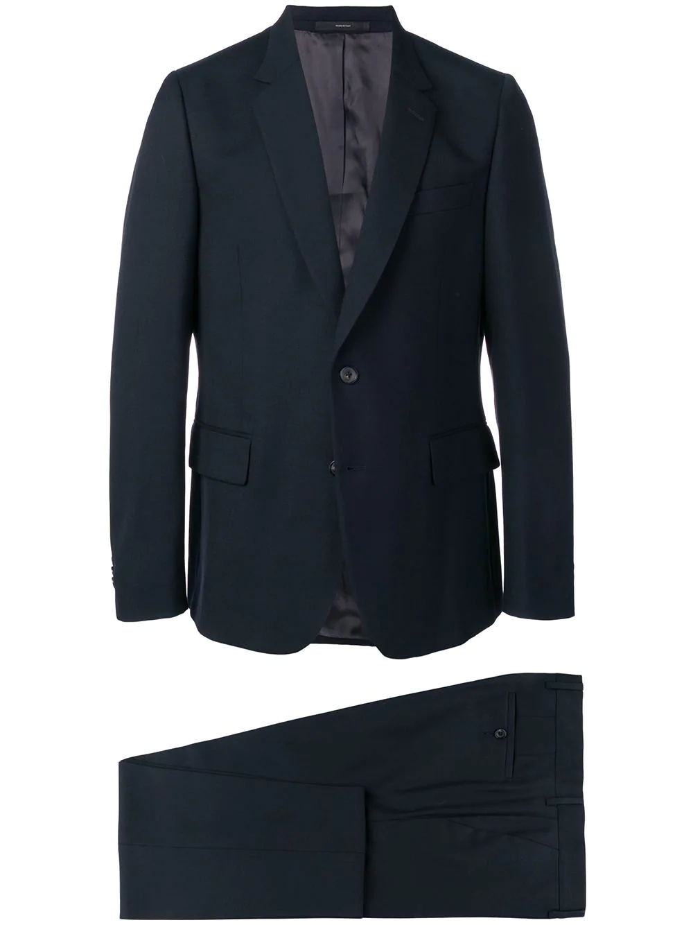 slim-fit two piece suit - 1