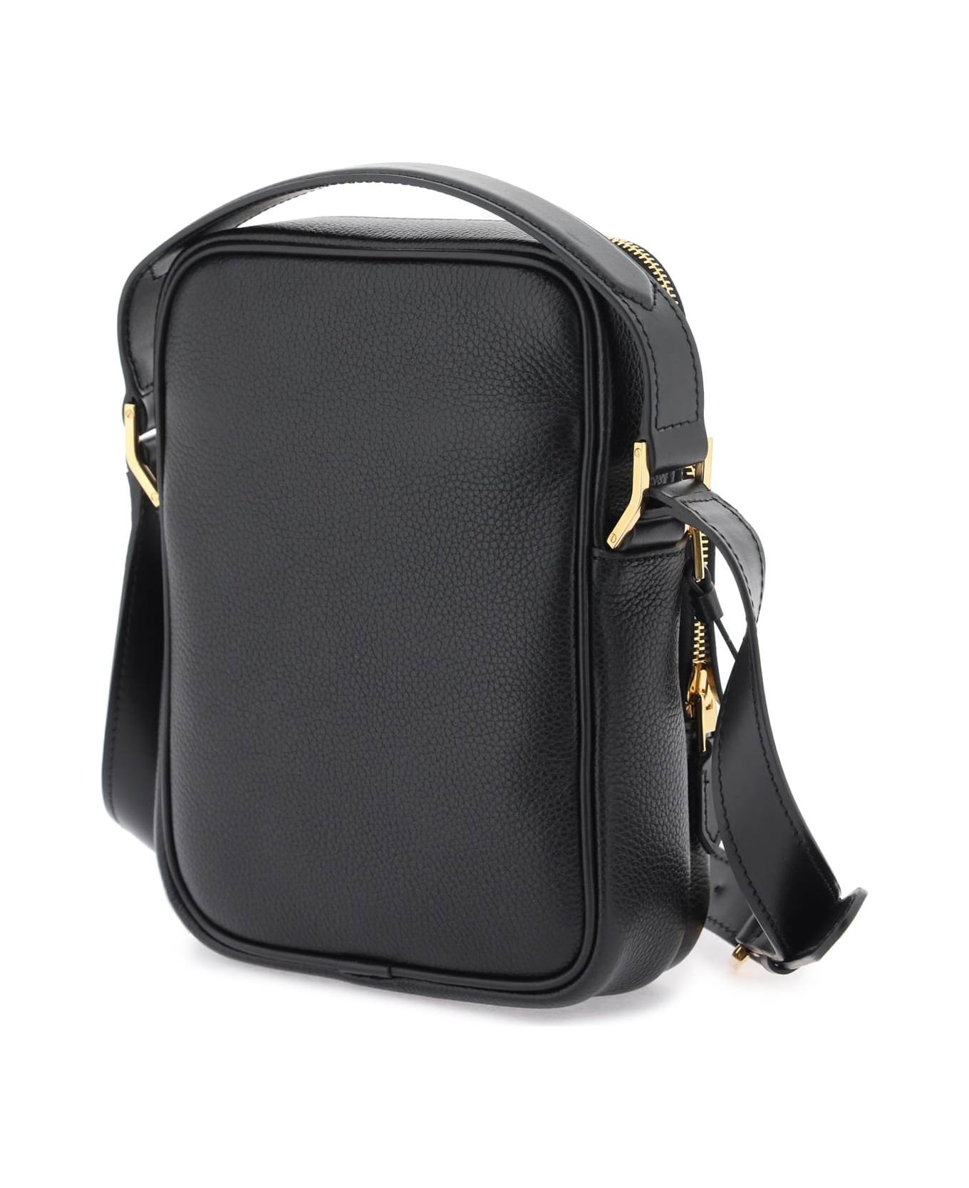 Grained Leather Crossbody Bag - 2