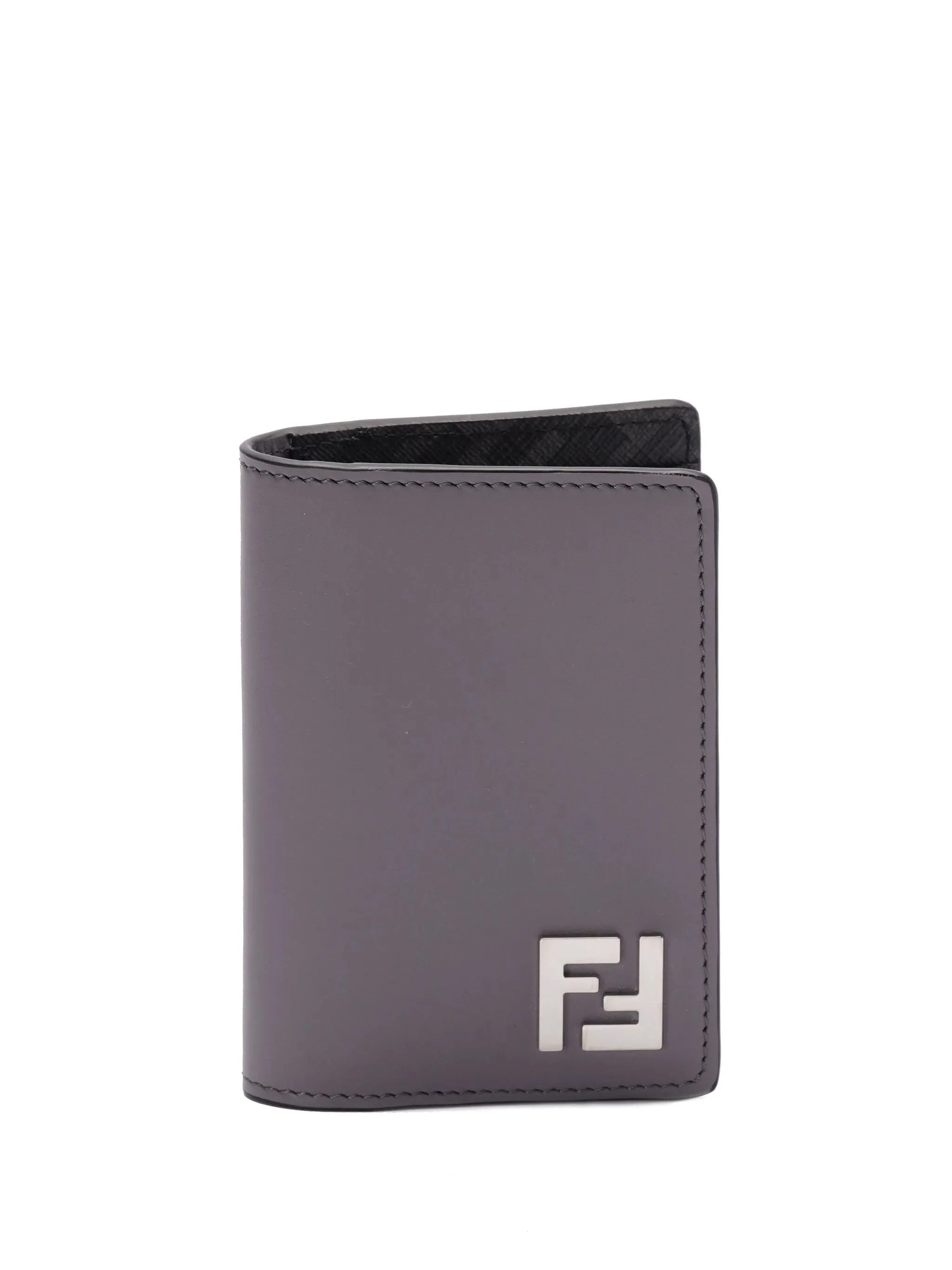FF Logo-plaque Leather Wallet - 1