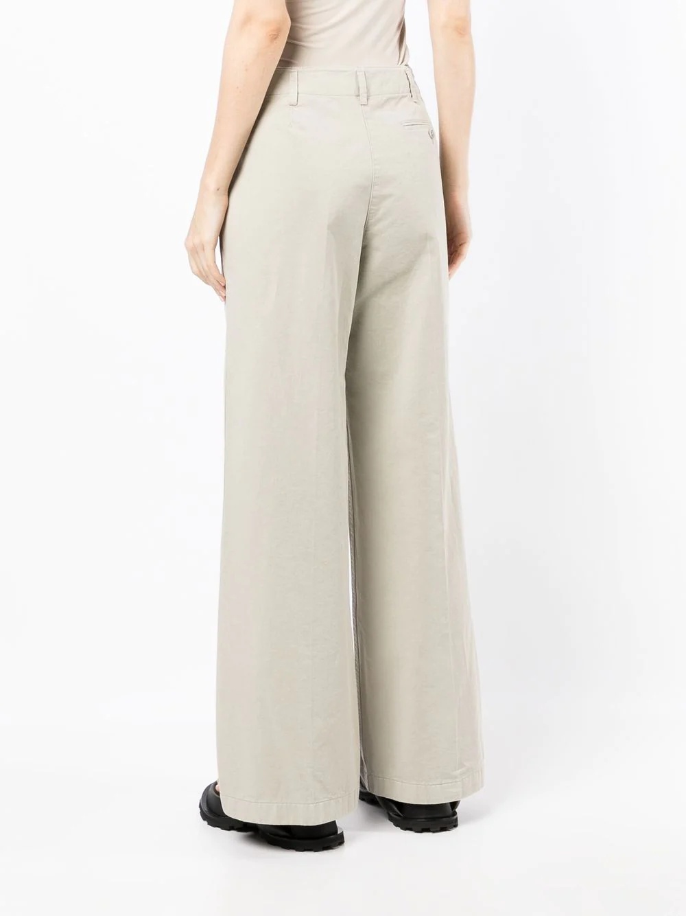 wide-leg tailored trousers - 4