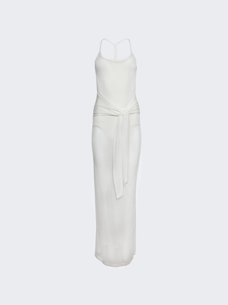 La Robe Maille Nodo Dress Off-white - 1