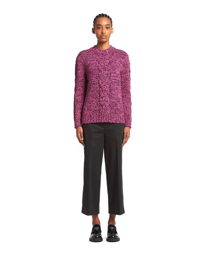 Prada Wool and cashmere crew-neck sweater outlook