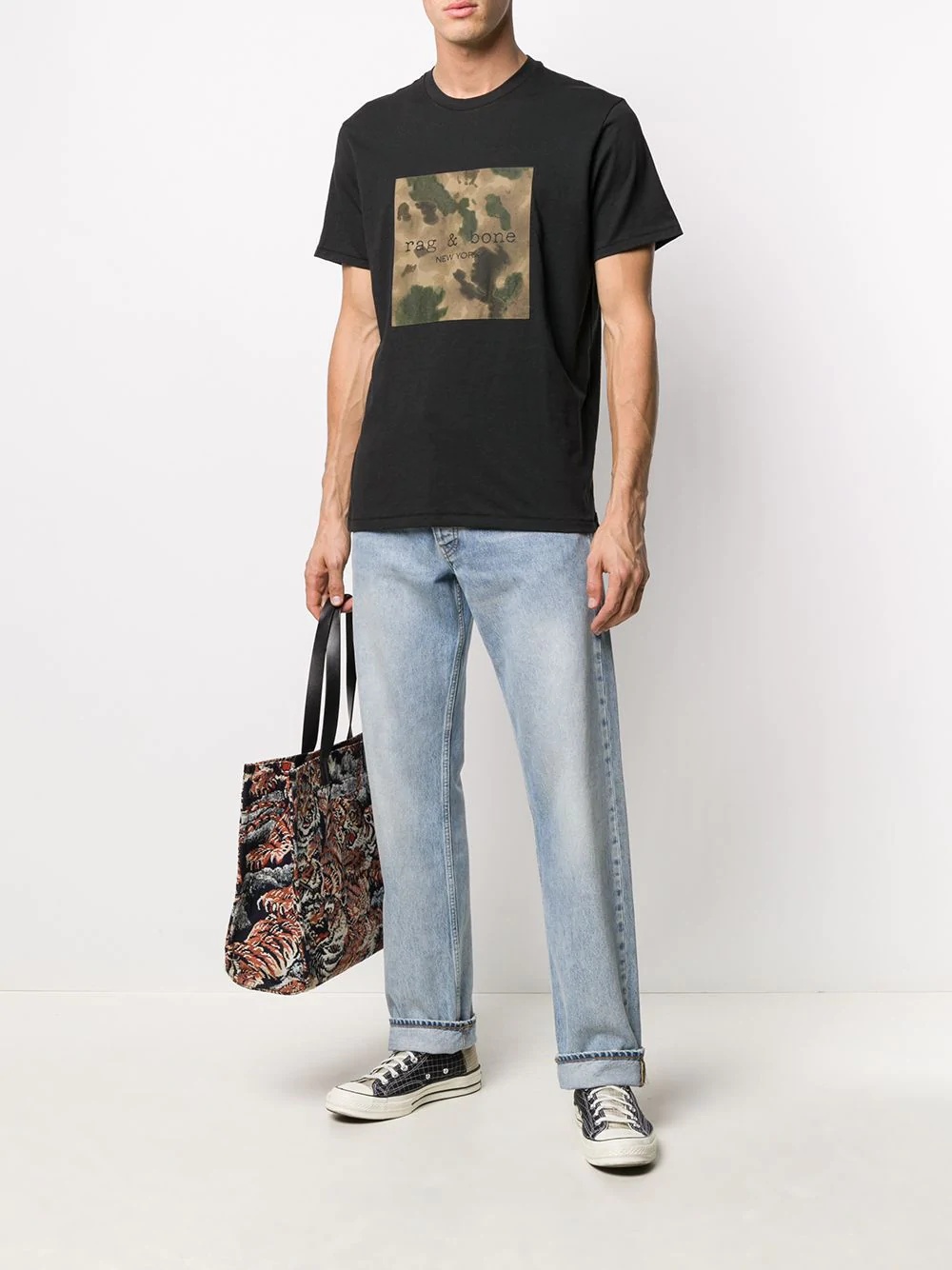 camouflage-print cotton T-shirt - 2