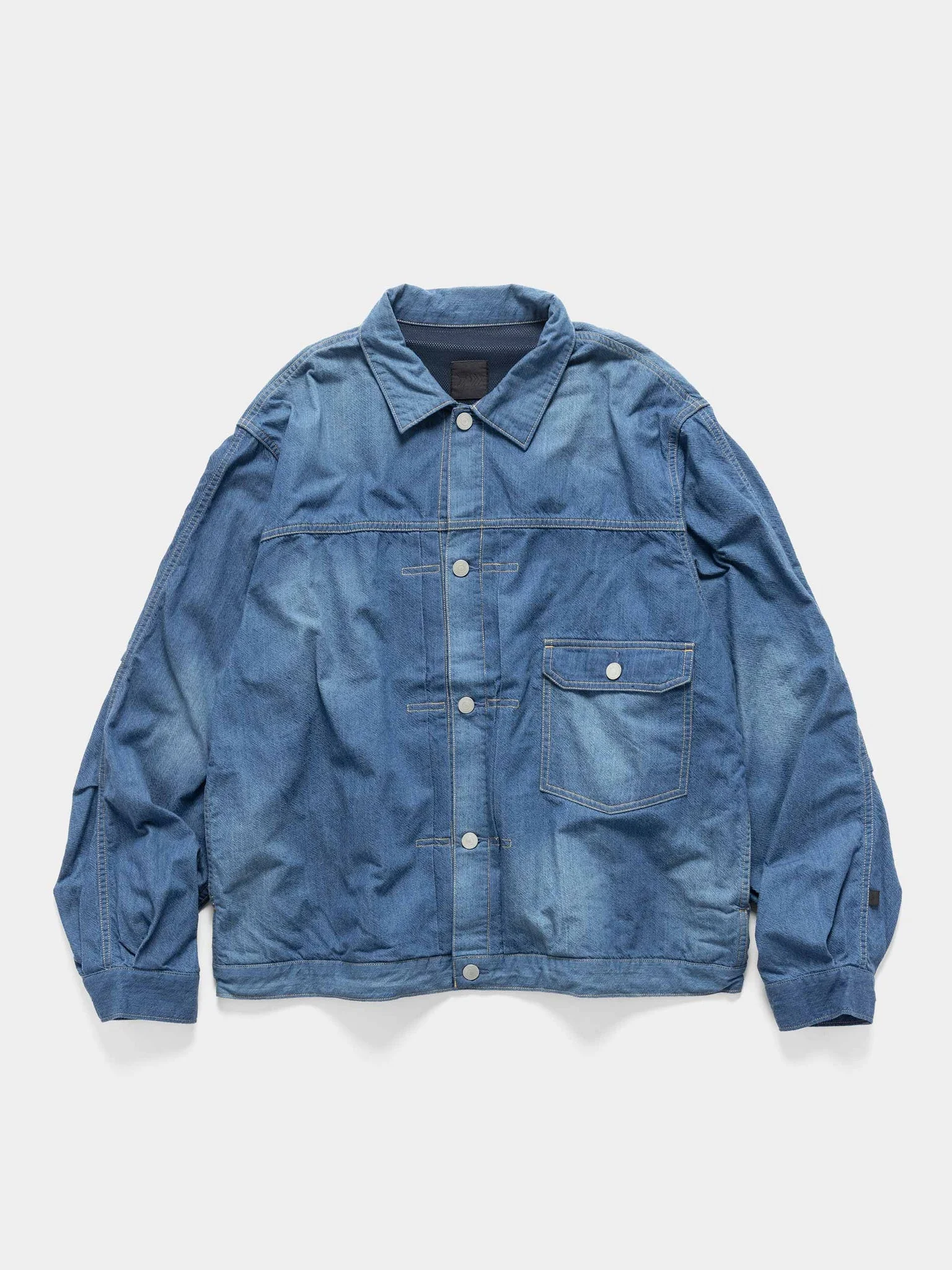 Tech Denim Jacket Indigo - 1