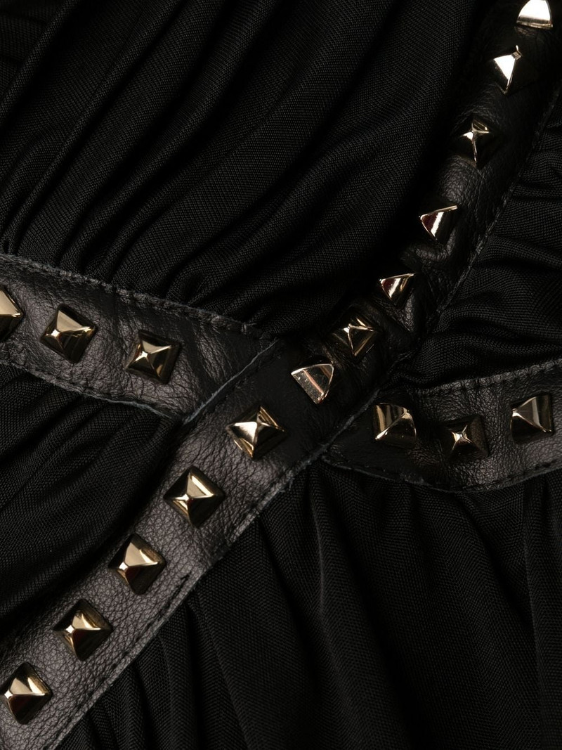stud-detailed floor-length dress 7