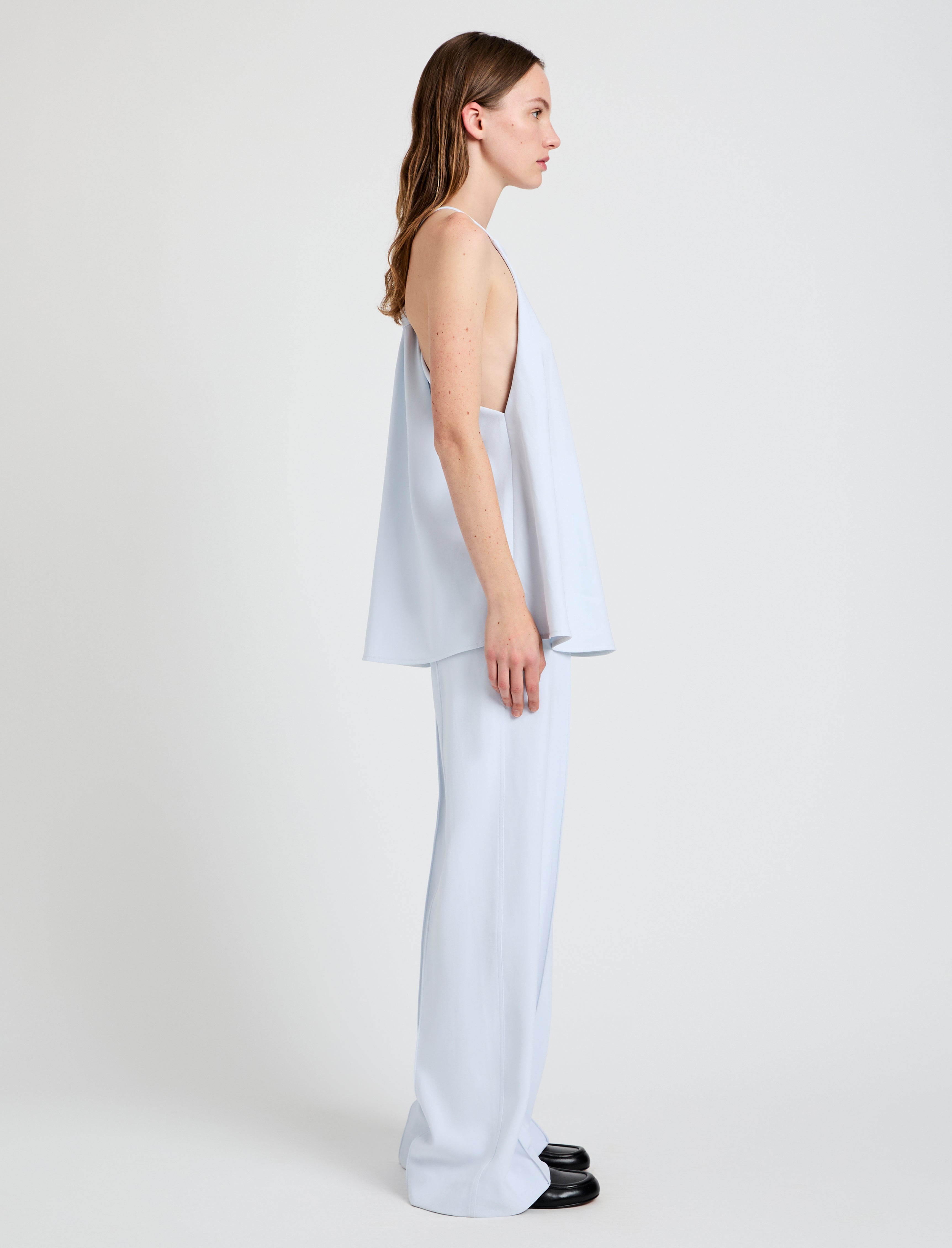 Weyes Pant in Matte Double Crepe - 3