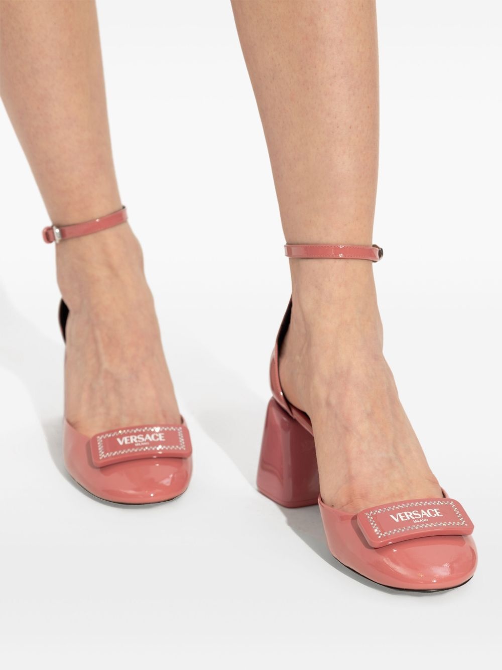 70mm leather pumps - 6