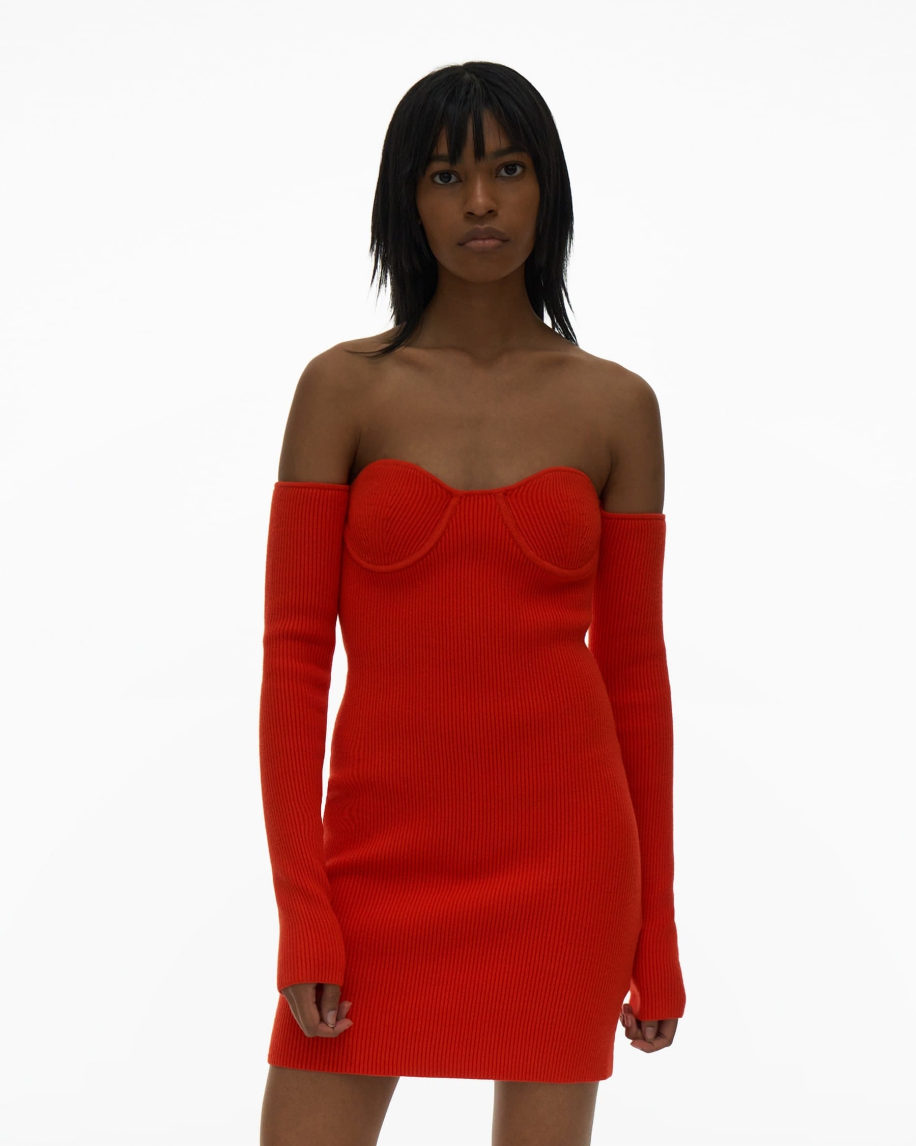 RIBBED CONTOUR DRESS - 3