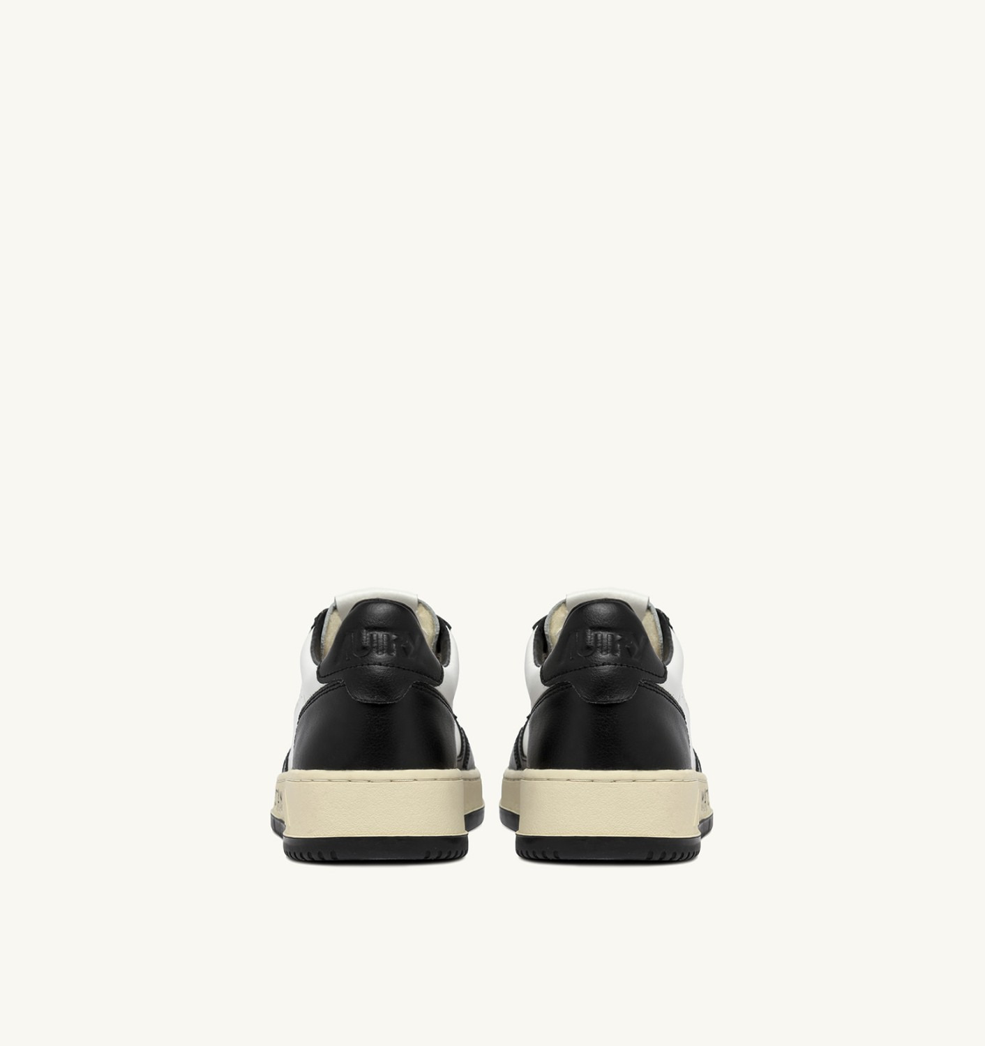 MEDALIST LOW SNEAKERS IN WHITE AND BLACK LEATHER WITH LETTERING - 3