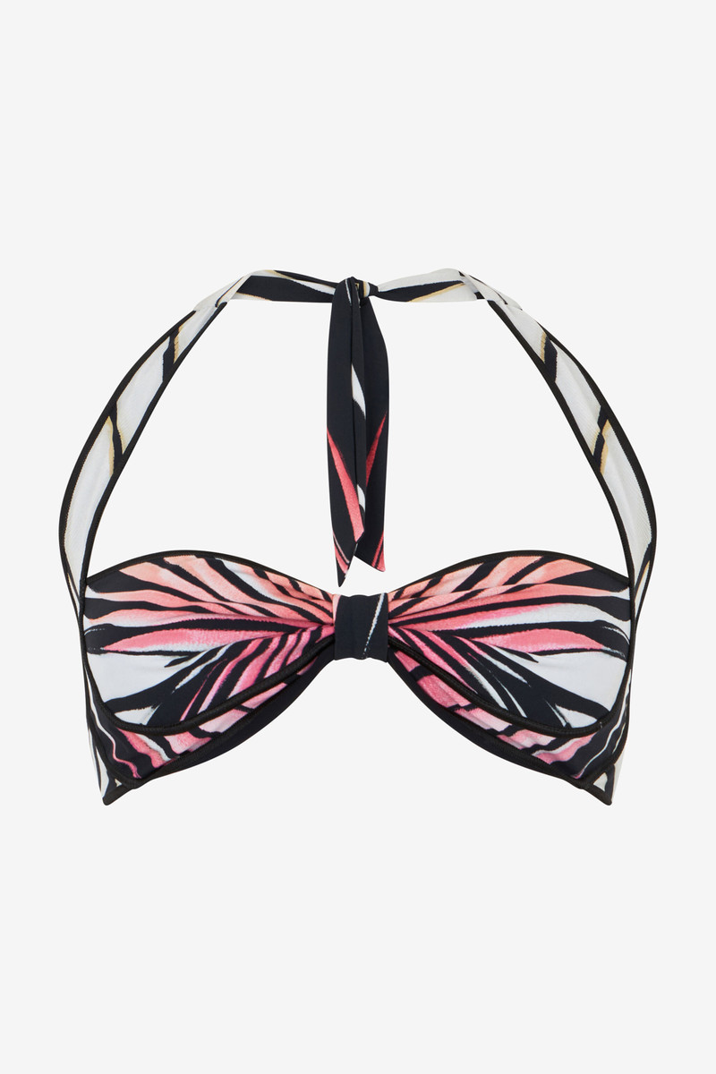 Ray Of Paradise Print Bikini Top 1