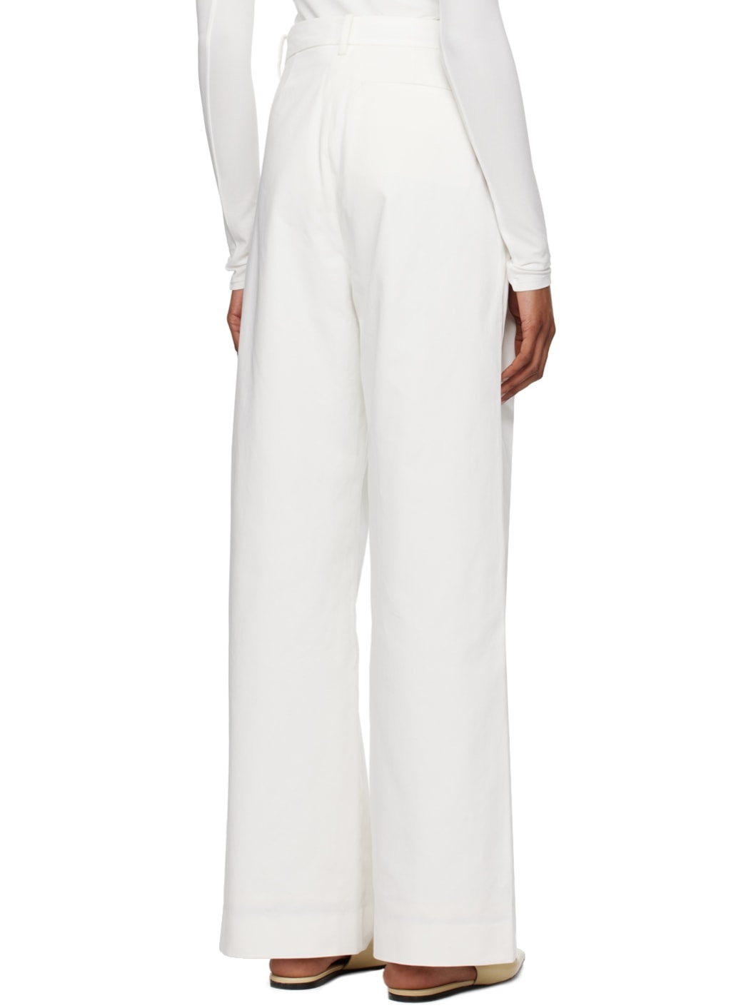 White Liza Trousers - 3