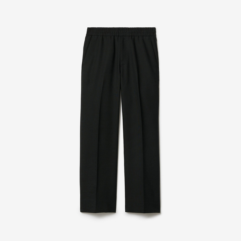 Wool Linen Blend Trousers 1