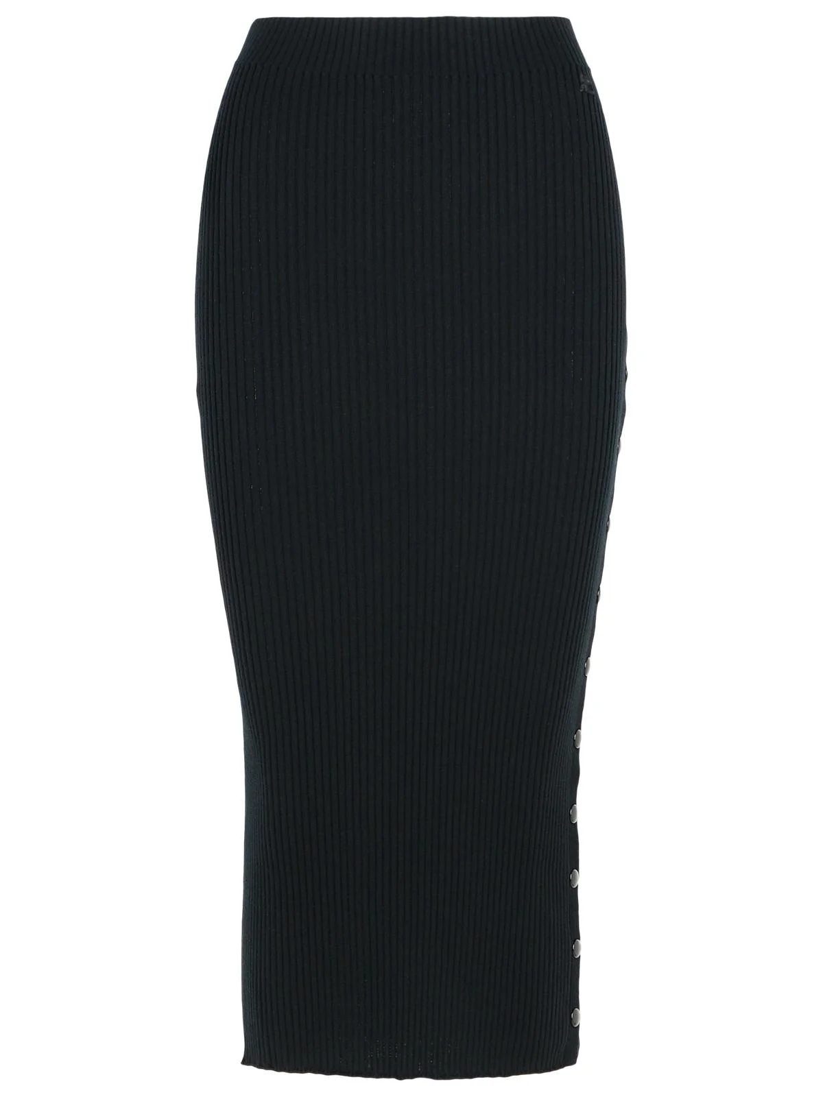 Courreges Merino Wool Blend Skirt Black Women - 1