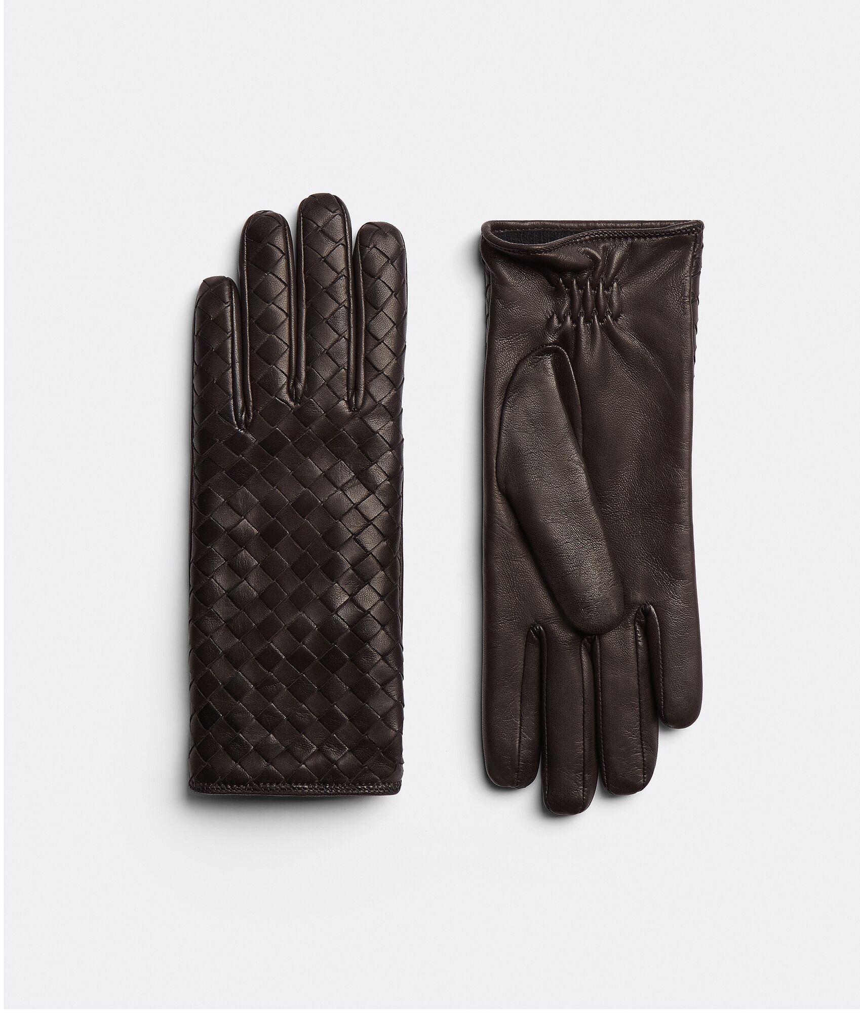 Intrecciato Leather Gloves - 1