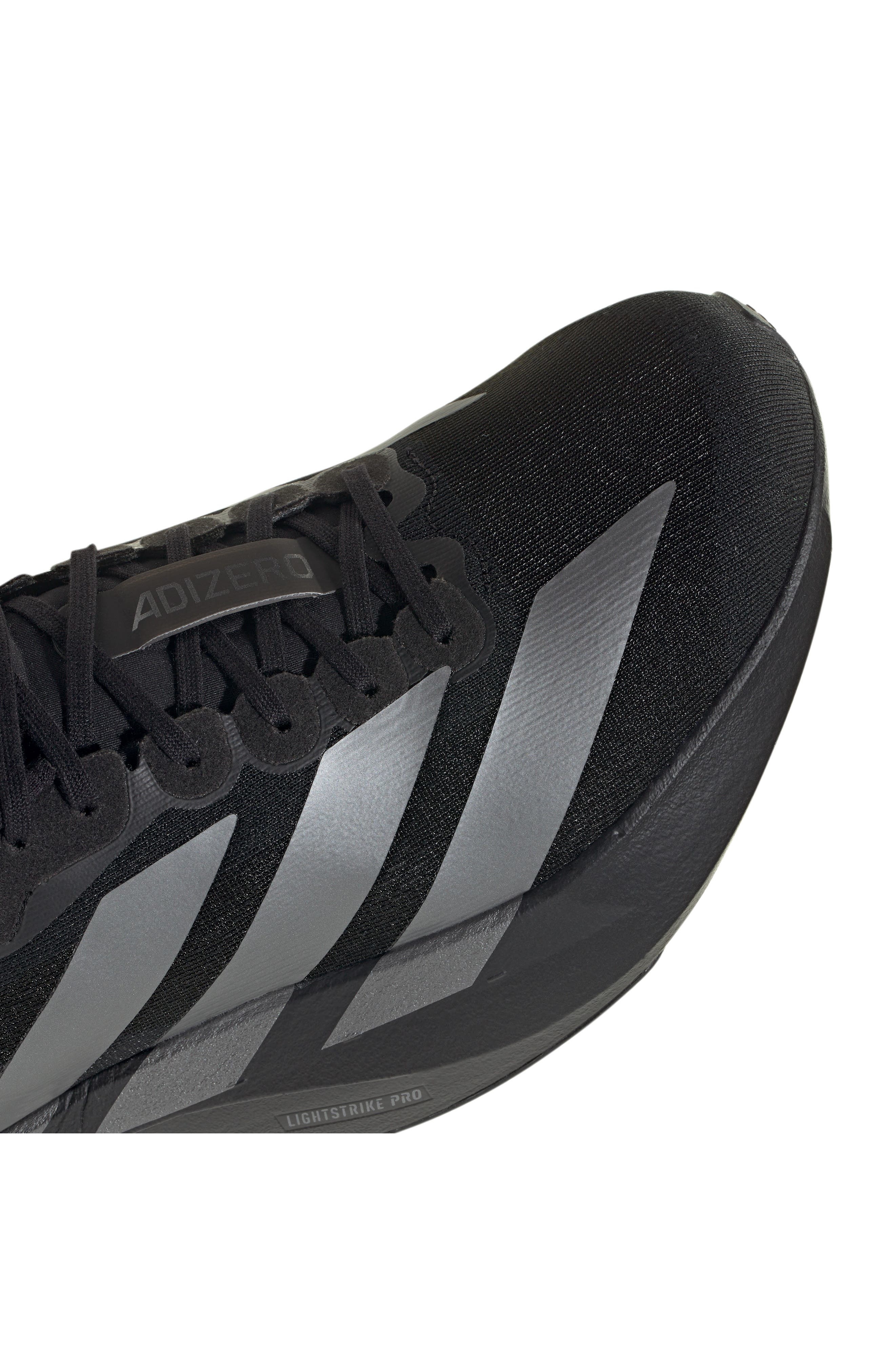 adidas Adizero Evo SL Running Shoe in Core Black/Iron Met./black at Nordstrom - 9