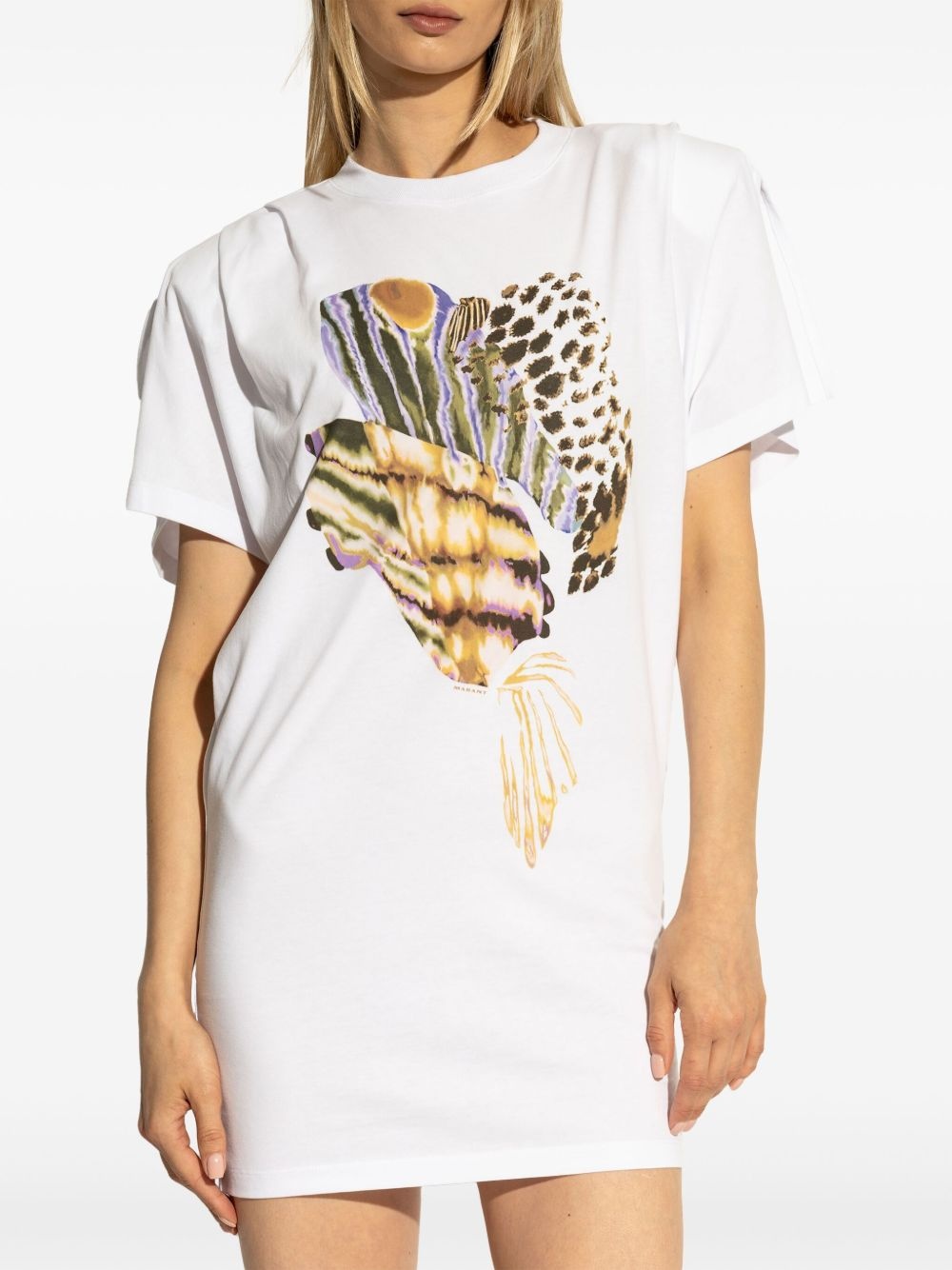 Eabine graphic-print dress - 3