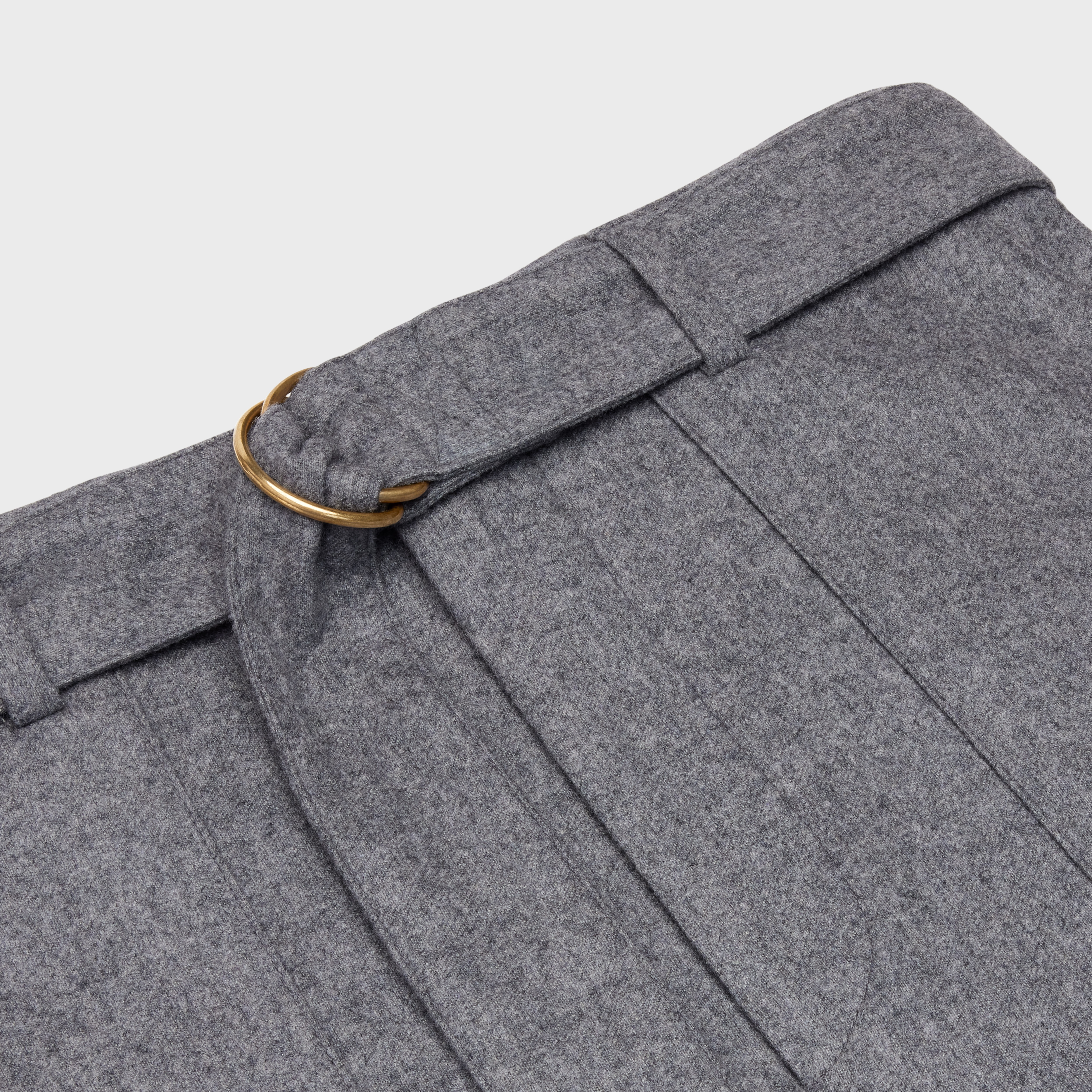 cargo pants in cashmere flannel - 3
