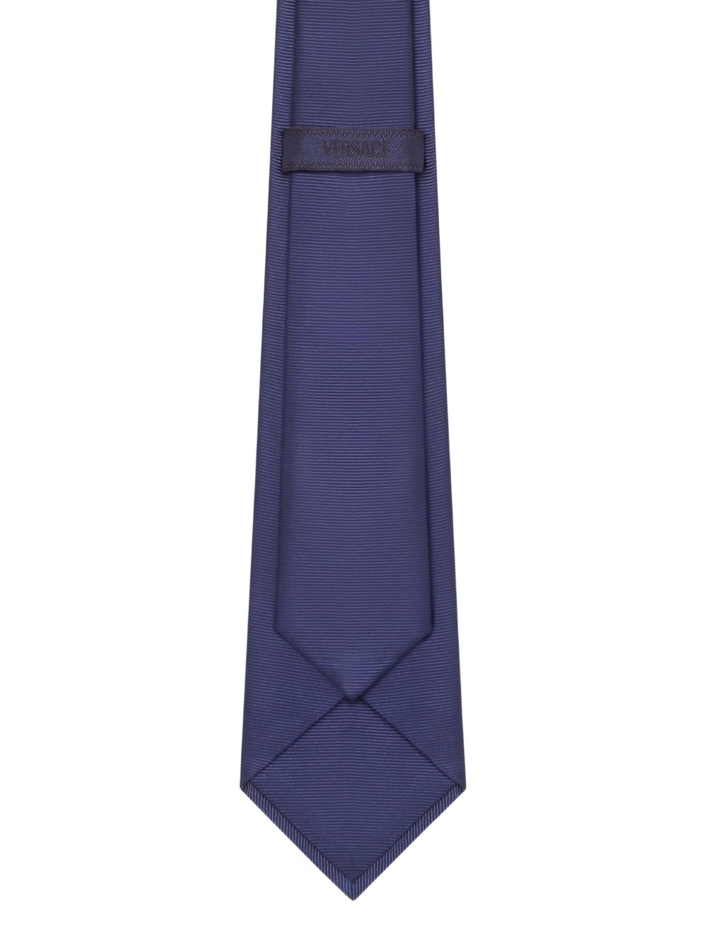 Medusa-embroidered tie - 2