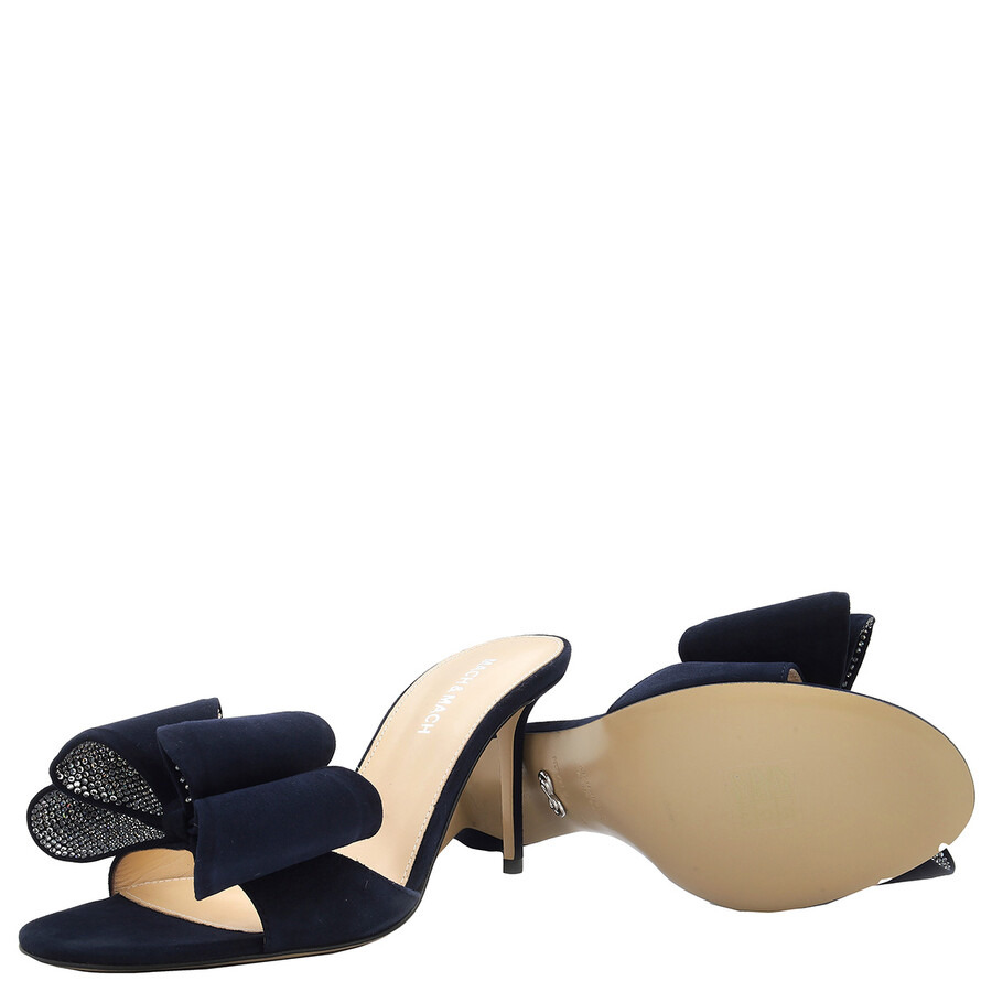 Mach & Mach Le Cadeau Suede Mules - 2