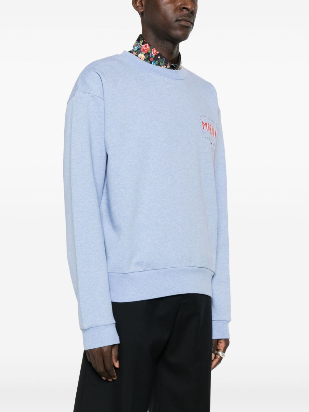 logo-print sweatshirt - 3