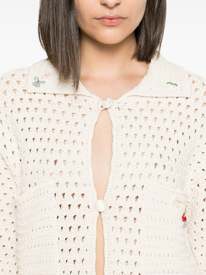 crochet-knit cardigan 5