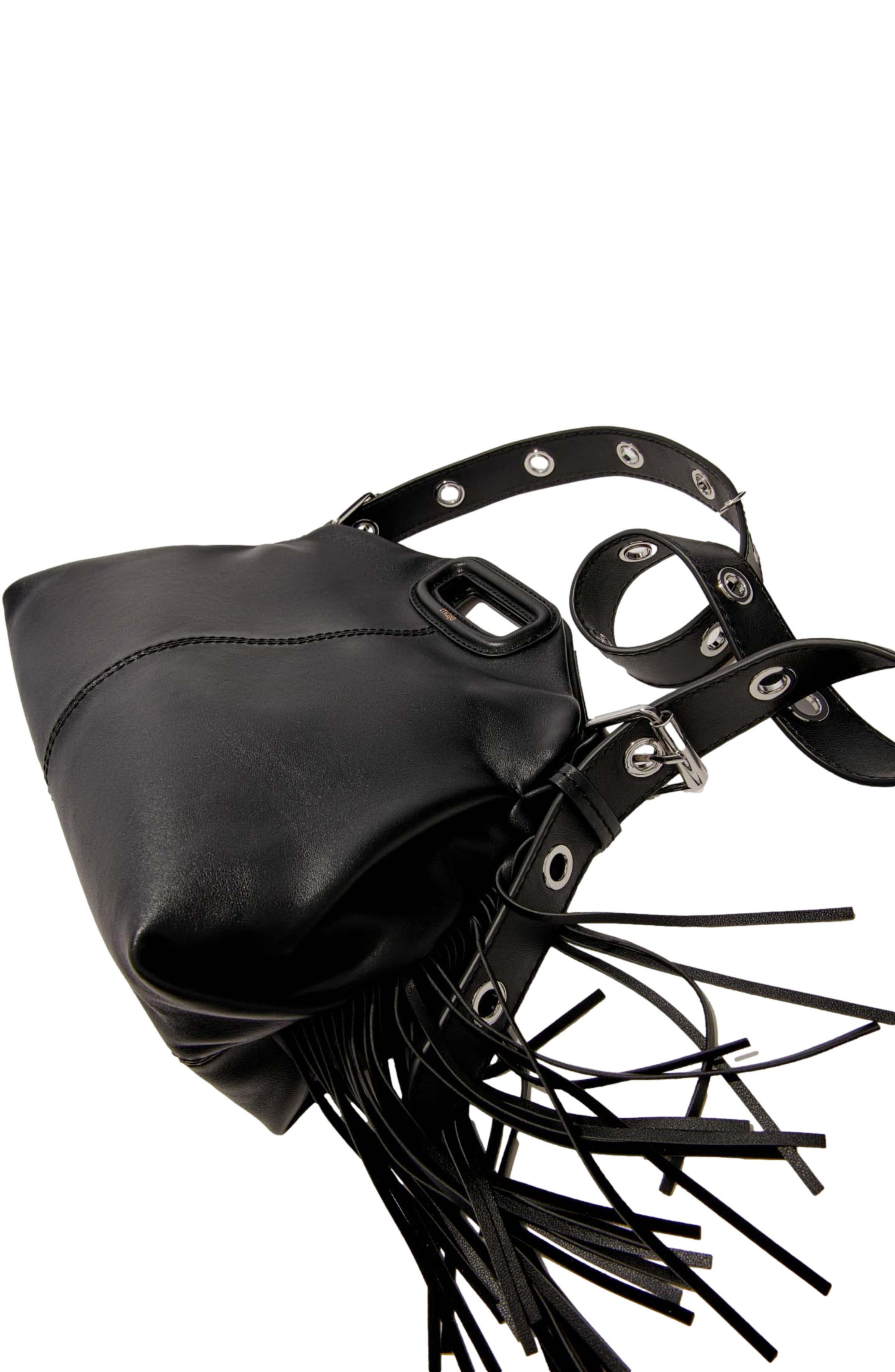 maje Smooth leather Miss M bag in Black at Nordstrom - 9