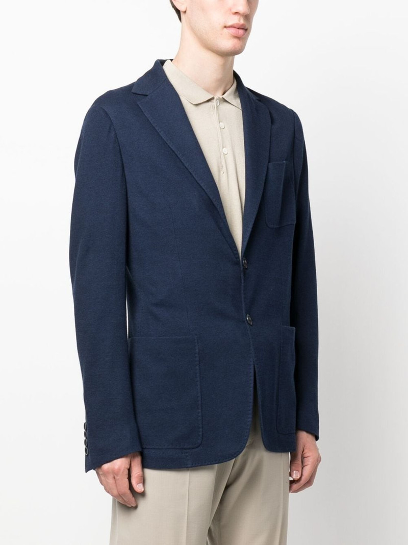 single-breasted jersey blazer 3