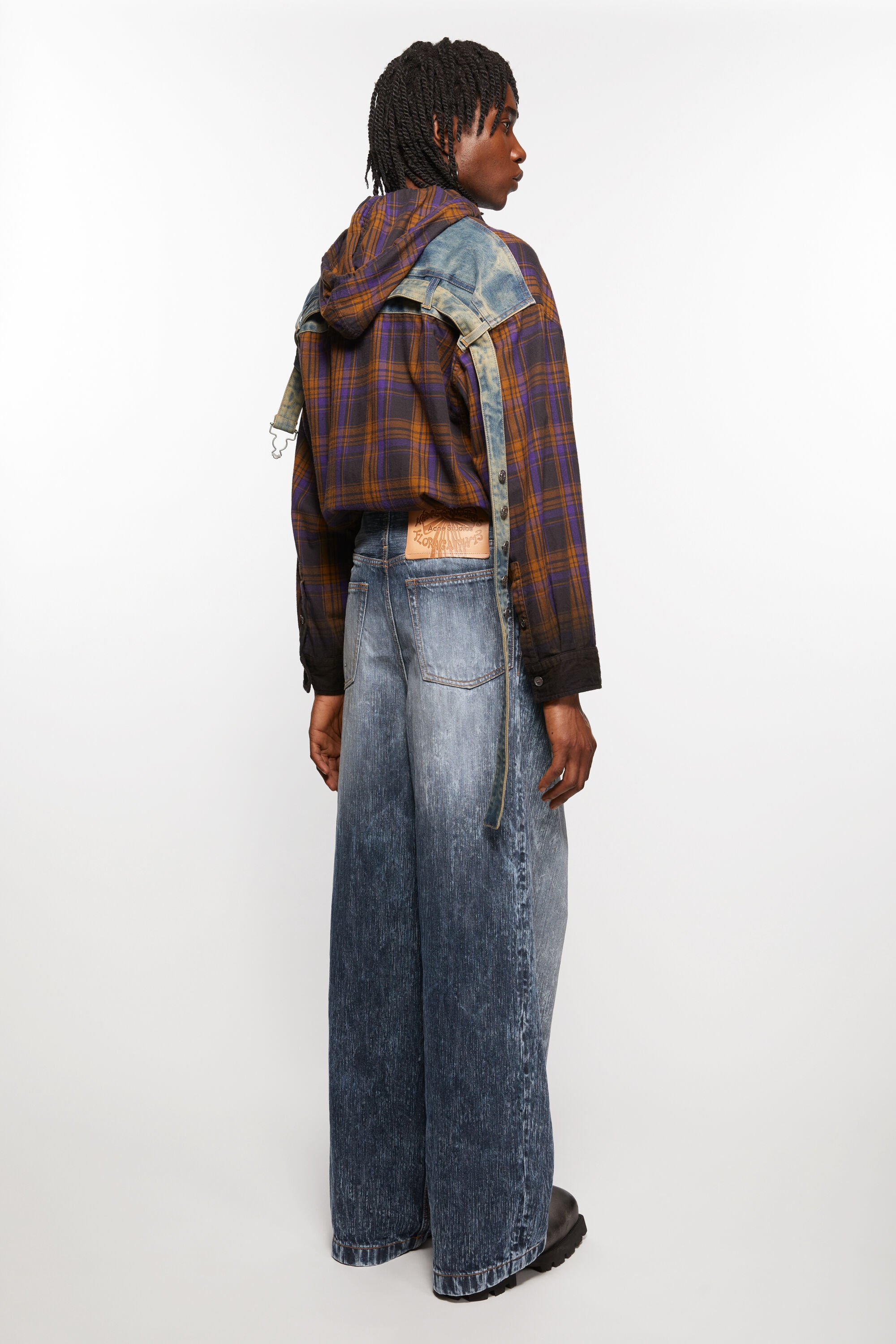 Denim trousers - Stone grey - 3