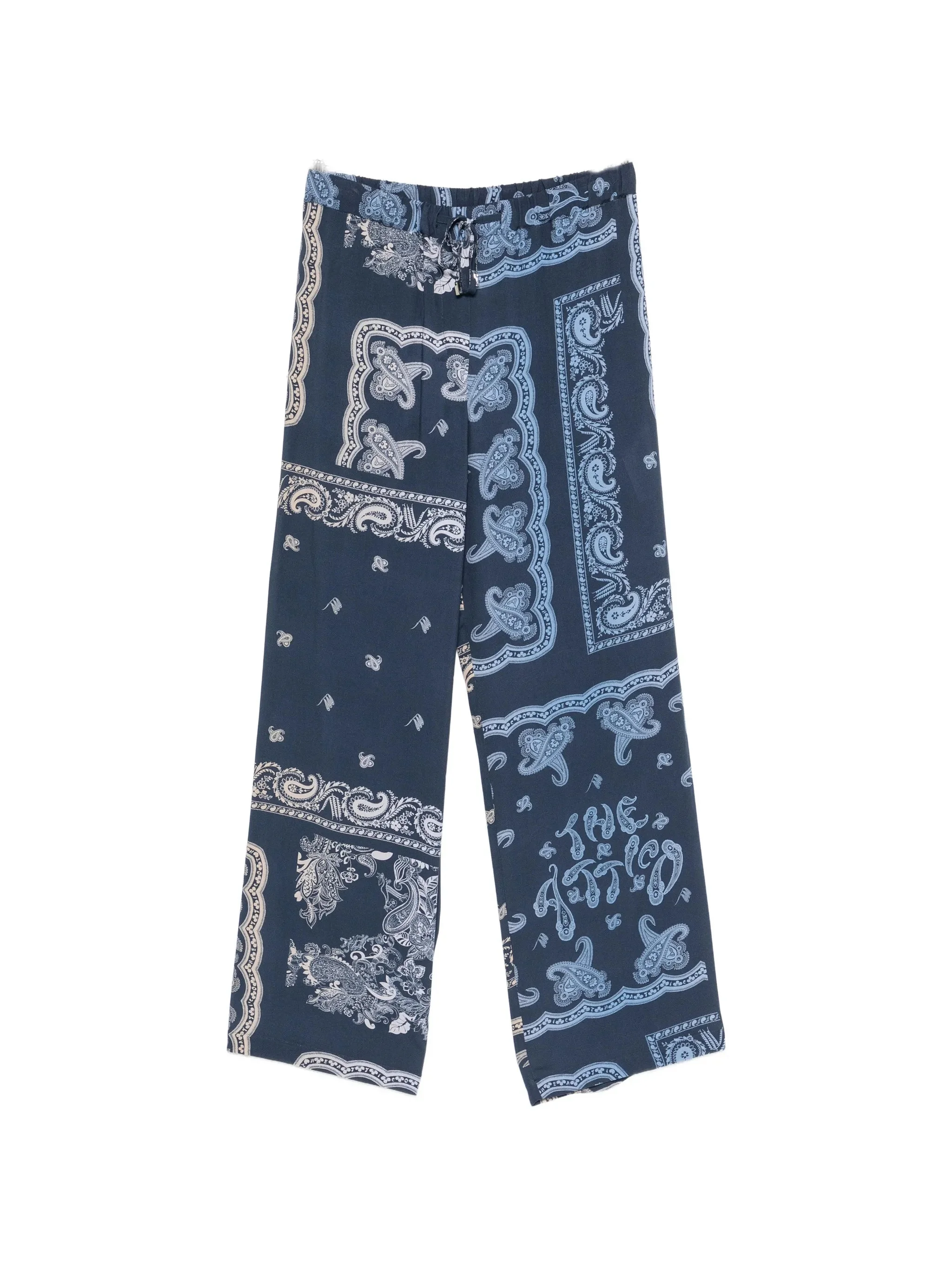 The Attico Paisley Drawstring Trousers - 1