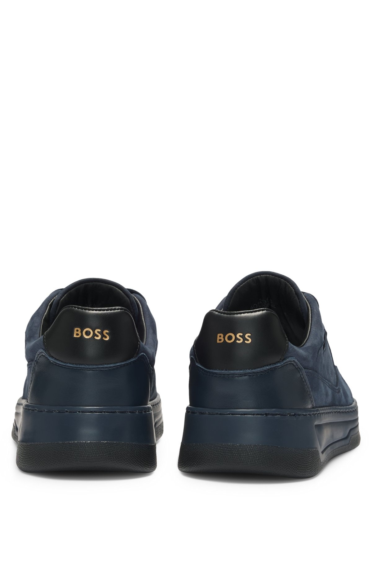MIXED-MATERIAL TRAINERS WITH SUEDE AND LEATHER - 5