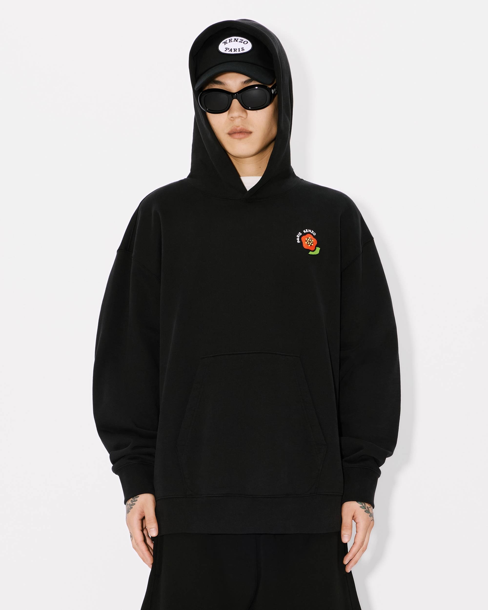 'KENZO Pop' embroidered oversized hoodie - 3