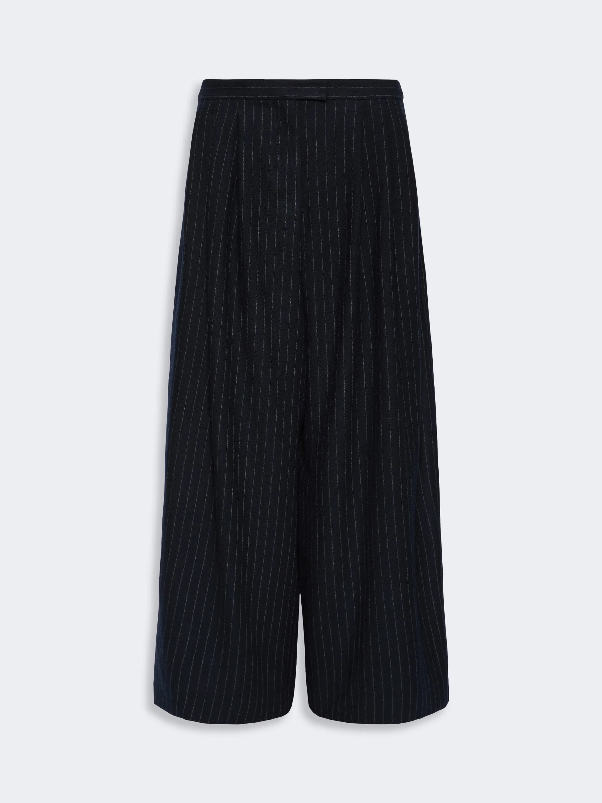 ORDINE Chalk-stripe wool trousers - MIDNIGHTBLUE - 1